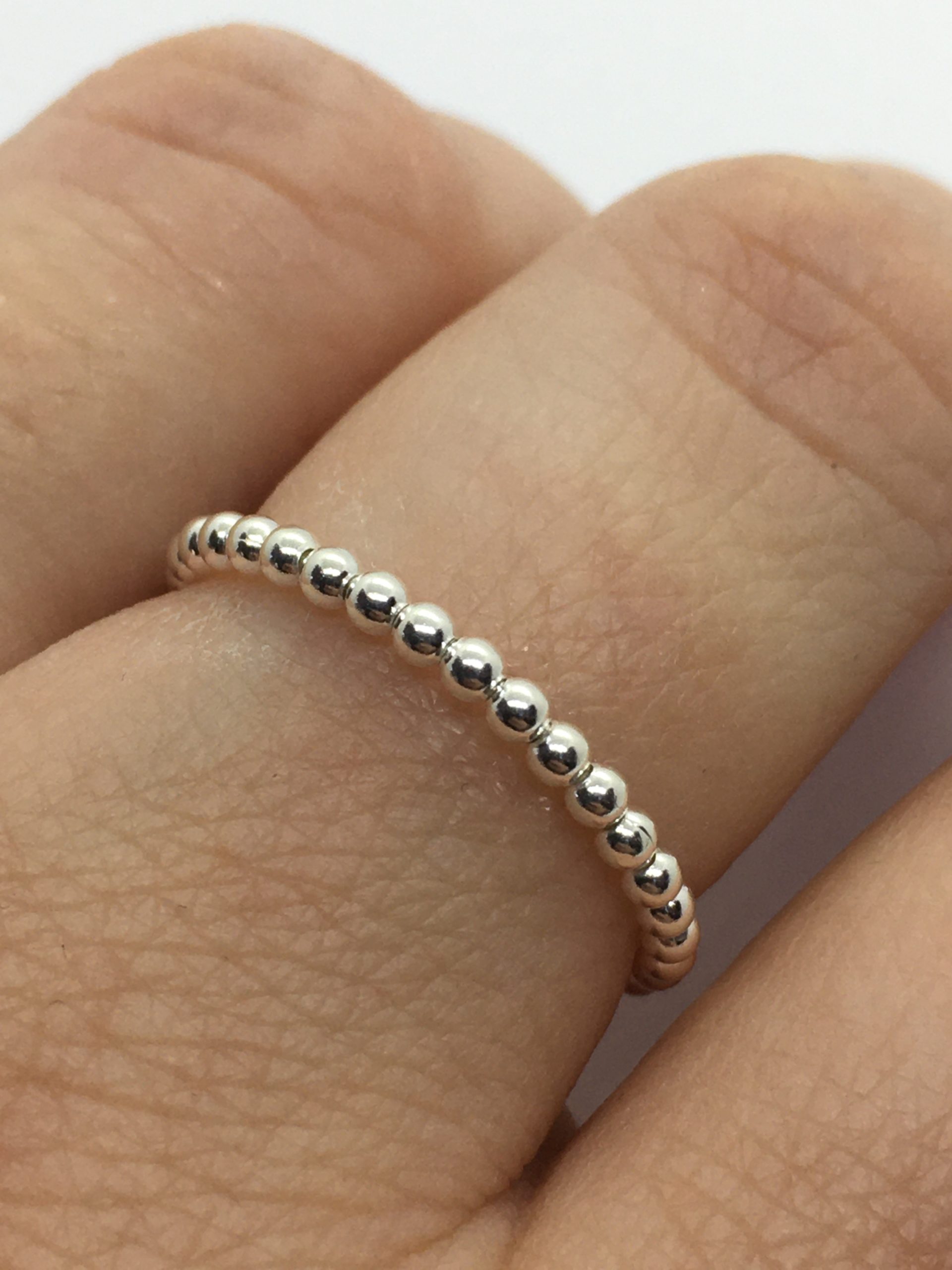Bague argent boule deals