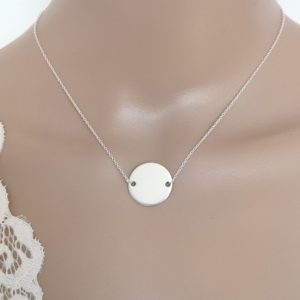 Collier bijou femme a graver