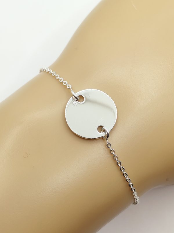 Bracelet homme en argent massif maille grain de café Thanina bijoux