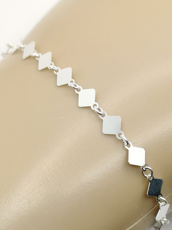 Bijou femme bracelet maillon losange Thanina bijoux