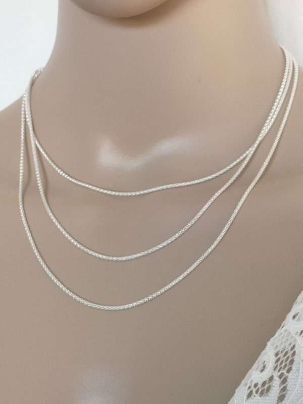 Bijoux féminin collier femme en argent massif Thanina bijoux