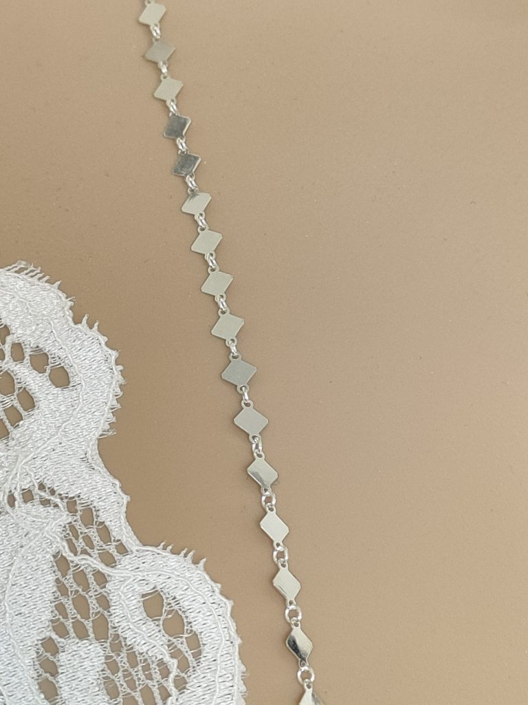 Collier Sautoir Argent 925 Thanina - Bijou Neuf Avec étiquettes, Femme, Couleur Argenté